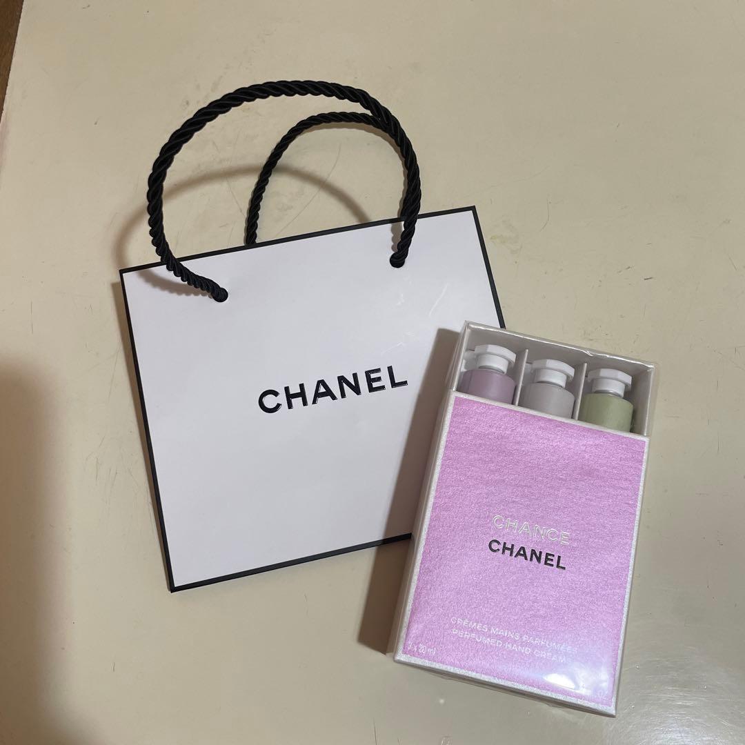 CHANEL ハンドクリーム　チャンス　新品　３本セット