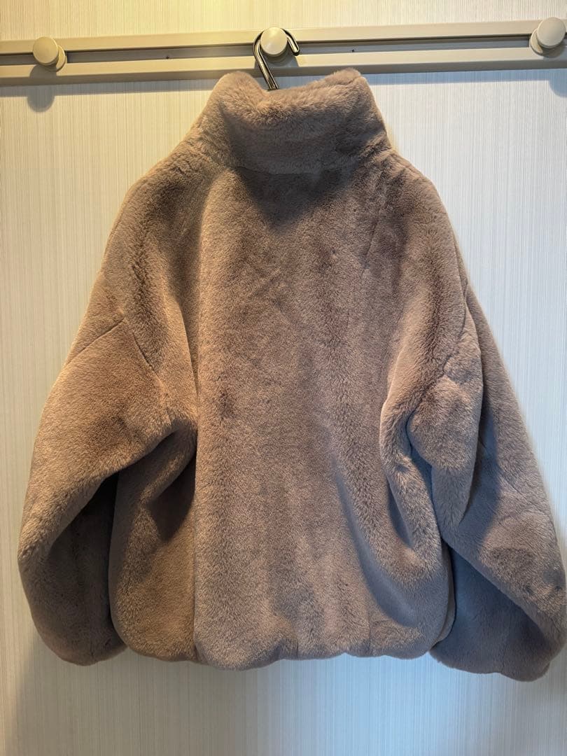 美品 TATRAS タトラス バルブラ ファーブルゾン モカ 01 BARBRA