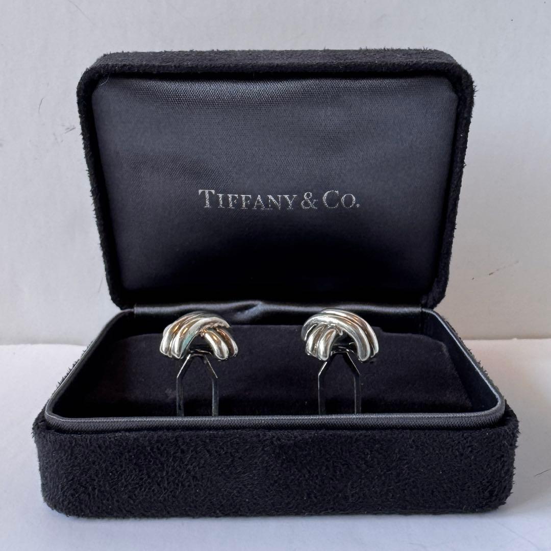 Tiffany ティファニー SV925 シグネチャー カフス 箱付