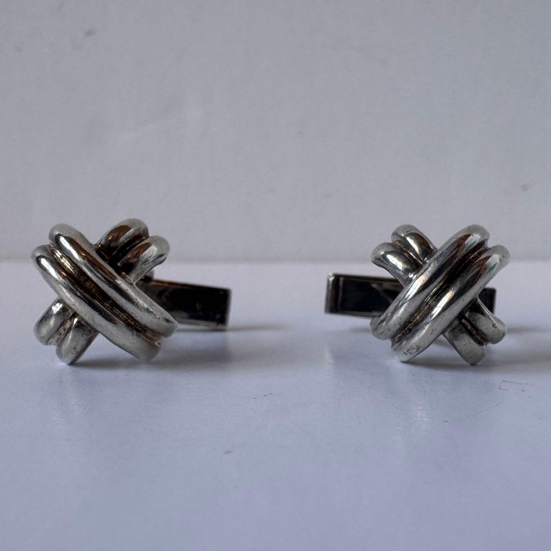 Tiffany ティファニー SV925 シグネチャー カフス 箱付