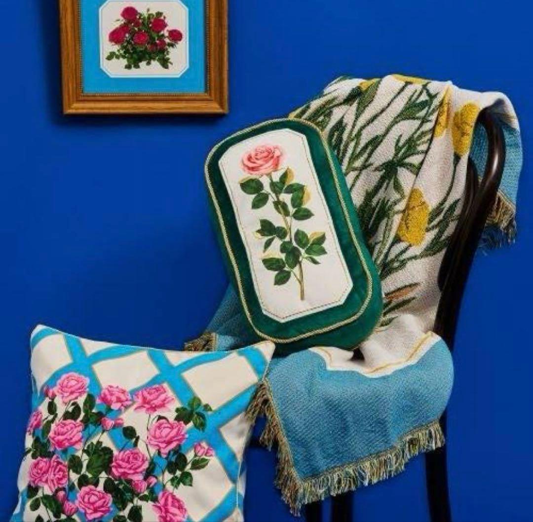 ルル メリー 花柄フリンジマット