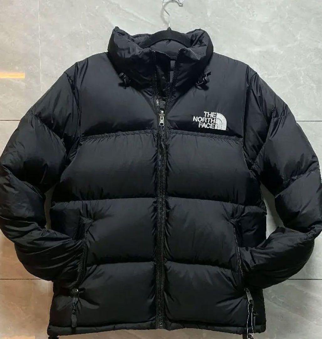 極美品【M】ノースフェイス ヌプシ ブラック ダウンジャケット