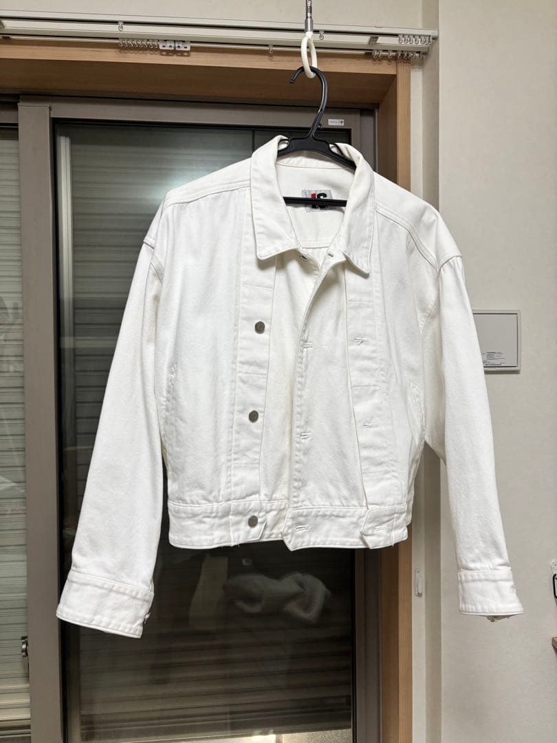 【短丈】Issei miyake archive ホワイト デニムジャケット