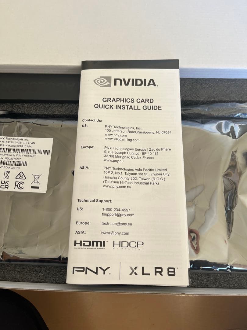 グラフィックボード・グラボ・ビデオカード PNY GeForce RTX 4090 24GB