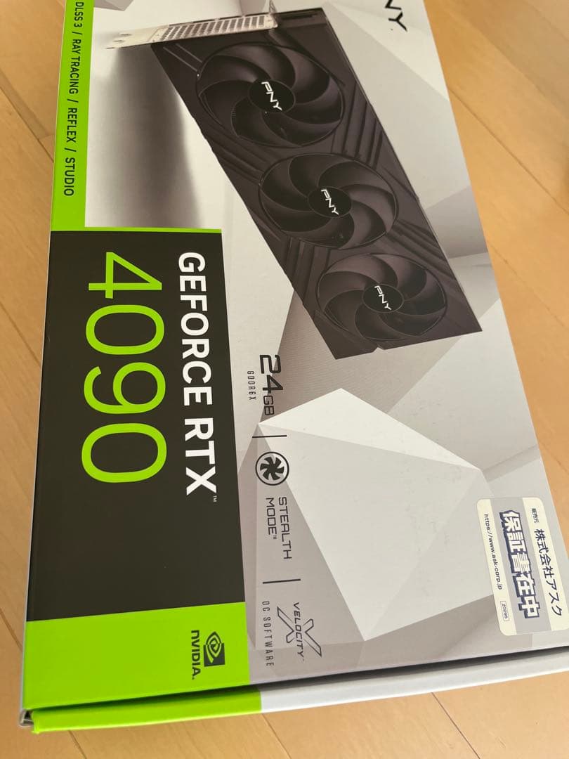 グラフィックボード・グラボ・ビデオカード PNY GeForce RTX 4090 24GB