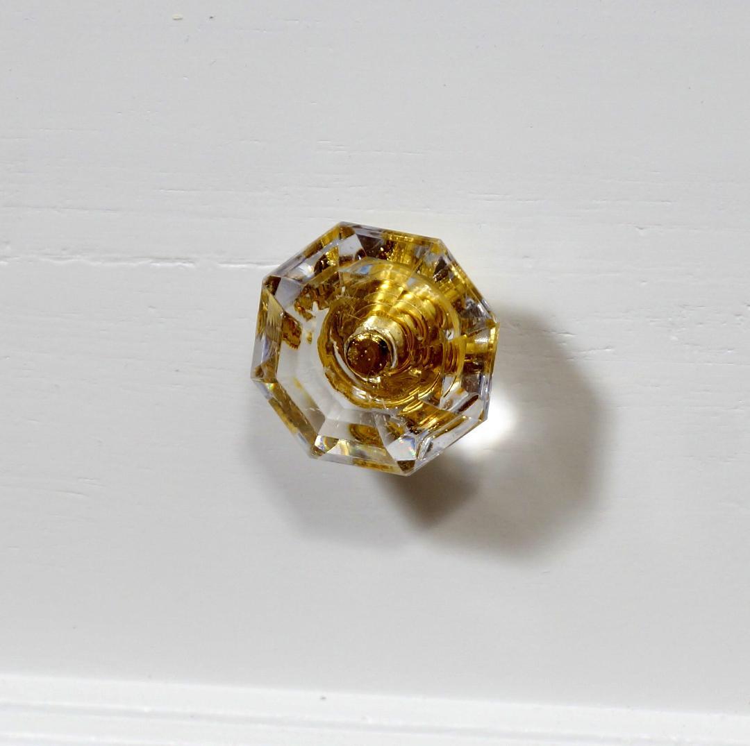 完成品　テレビボード　テレビ台　クリスタル風取っ手 ワイド110cm