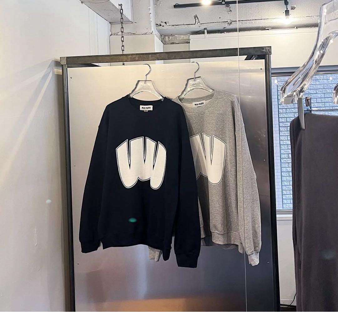 wake sapporo MINNANO スウェット ネイビー サイズXL