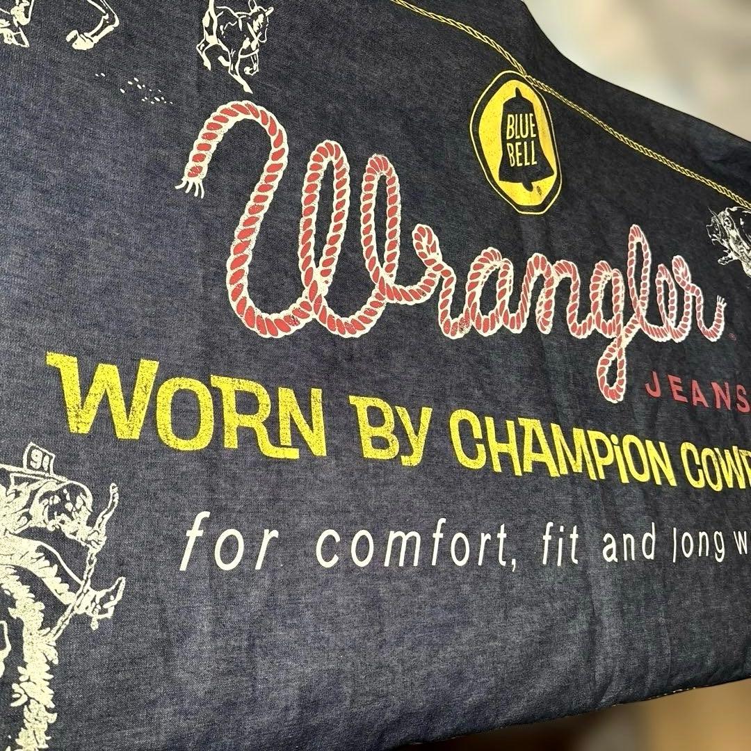 アンティーク雑貨 Wrangler denim banner