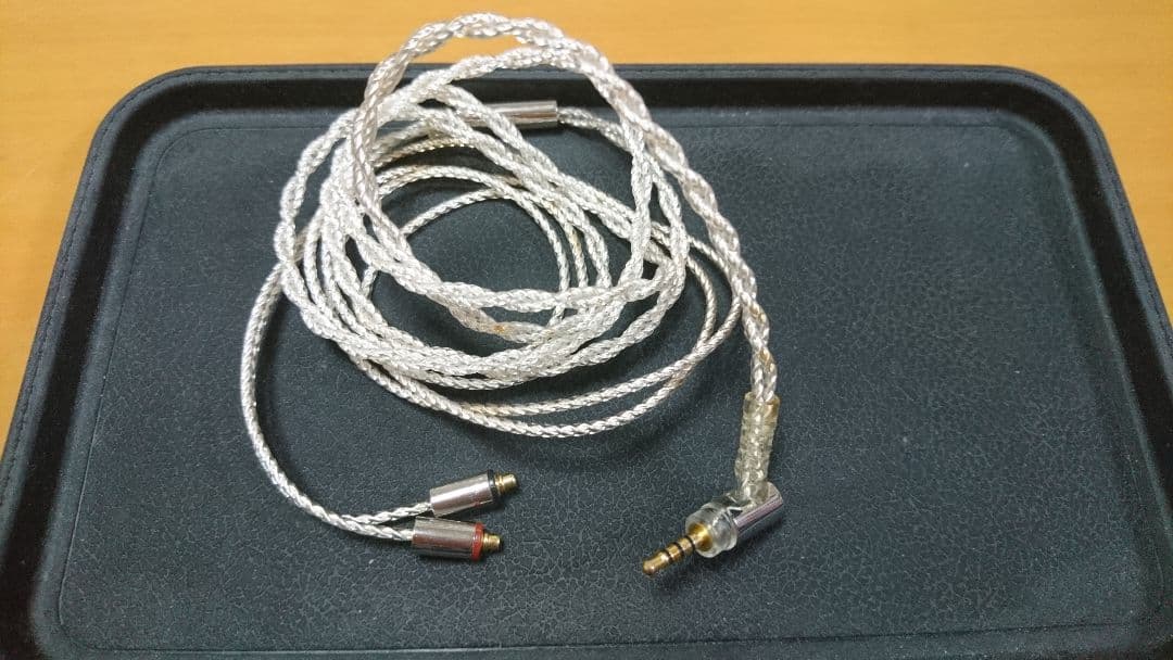 final 2.5mm4極 MMCX シルバーコートバランスケーブル