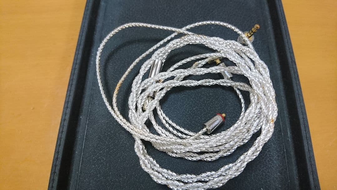 final 2.5mm4極 MMCX シルバーコートバランスケーブル