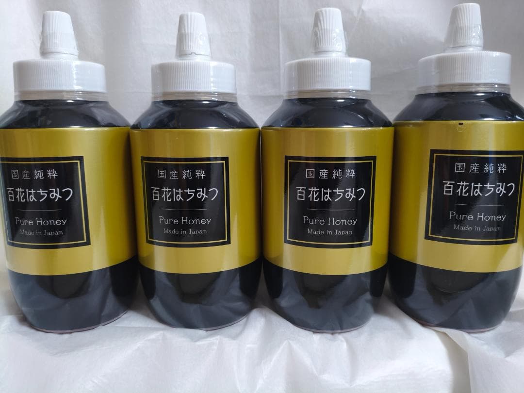 国産純粋はちみつ 1000g 1kgペットボトルタイプ×4本