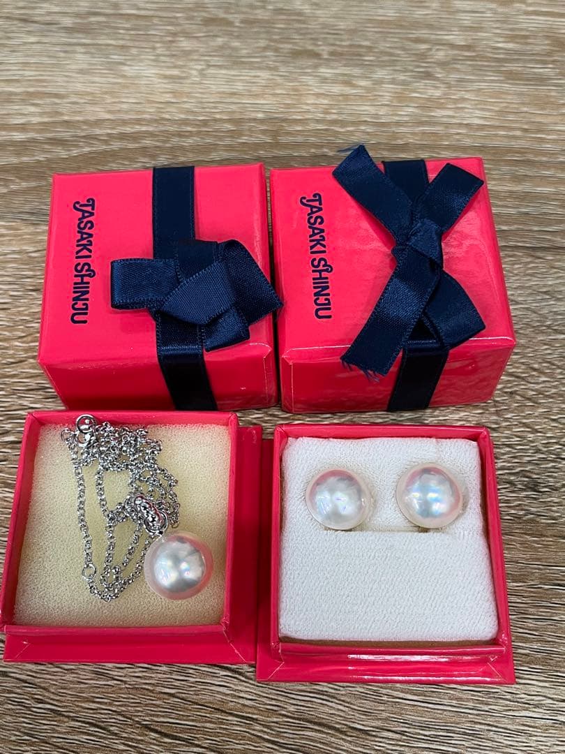 TASAKI 田崎真珠　マベパール ネックレス　イヤリング　セット