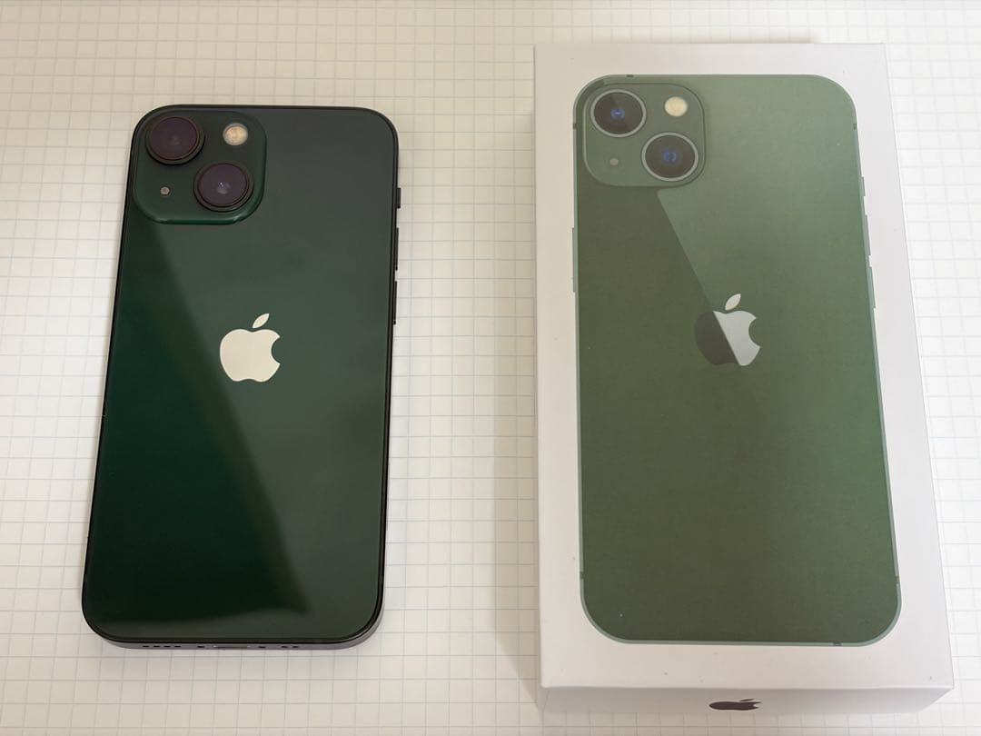 ほぼ新品US版 iPhone 13 mini 256GB グリーン SIMフリー
