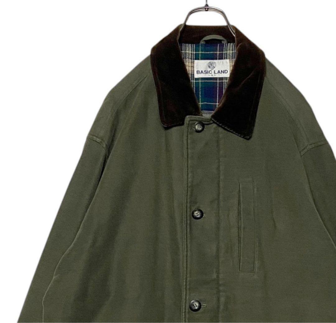 90s vintage古着 カバーオール コート コーデュロイ Barbour