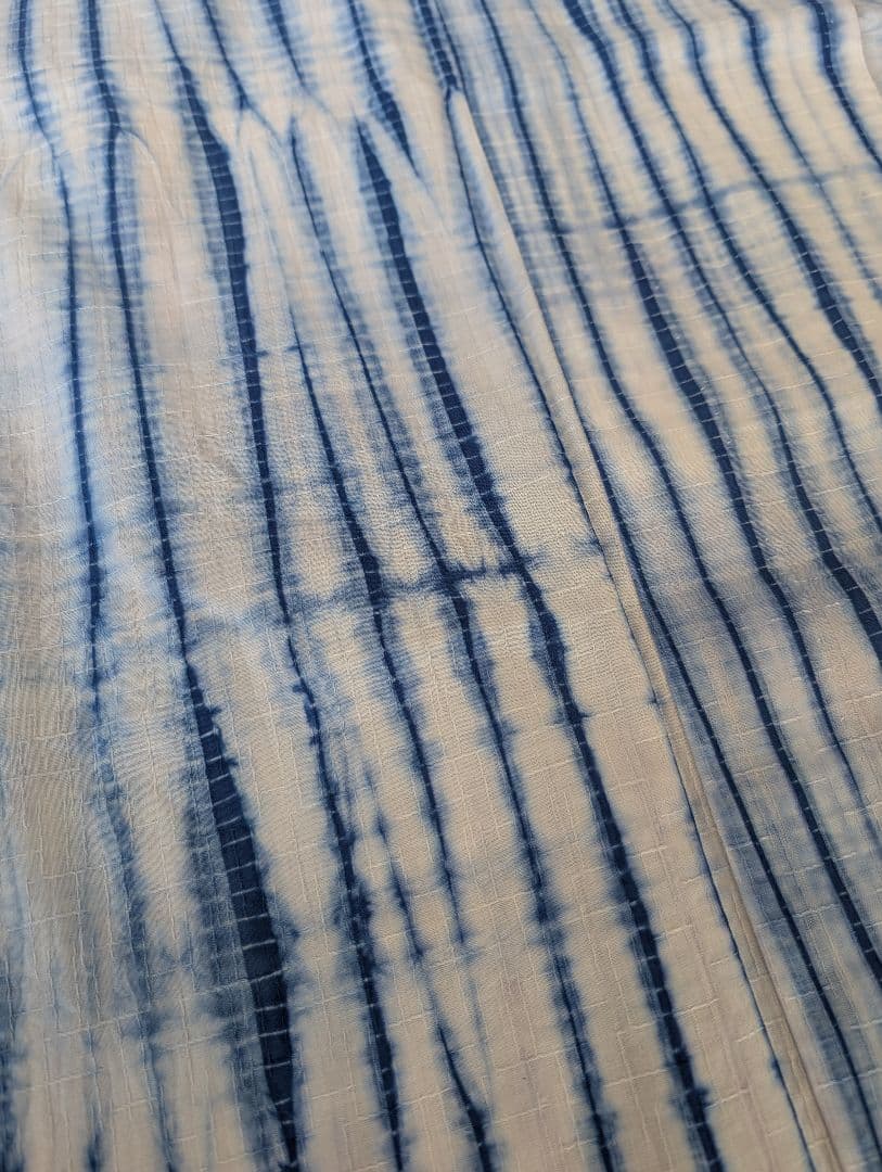 有松鳴海　手筋絞り浴衣　仕立て上がり　絞り工房　未使用