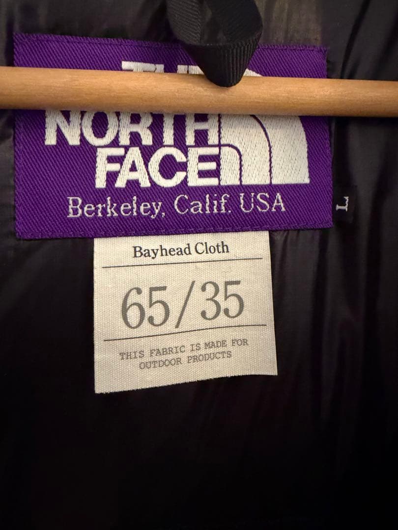 THE NORTH FACE パープルレーベル L ダウンベスト