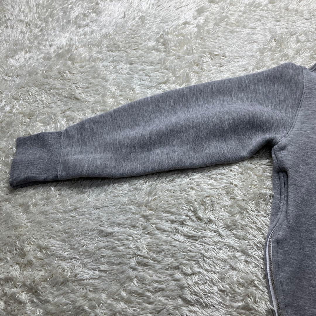 希少デザイン✨　サカイ ジップアップ 　刺繍　トレーナー　スエット グレー　2