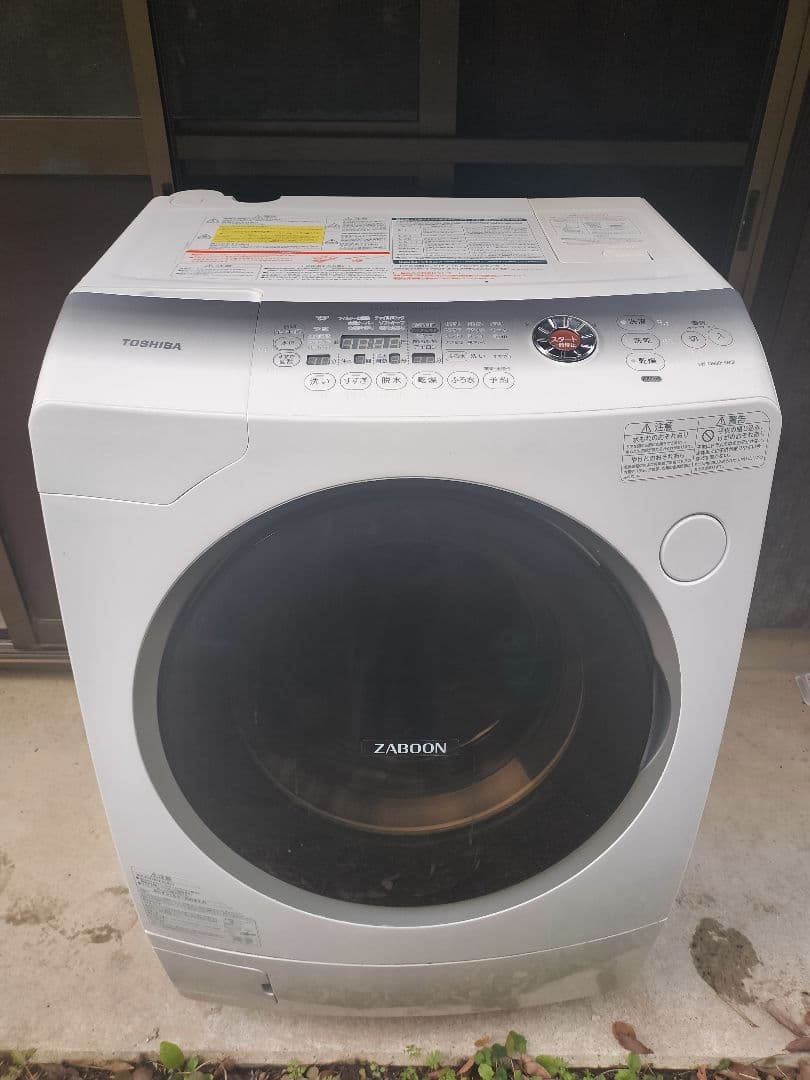 TOSHIBA ドラム式洗濯機 TW-0900L(WS) 本体【ジャンク品】