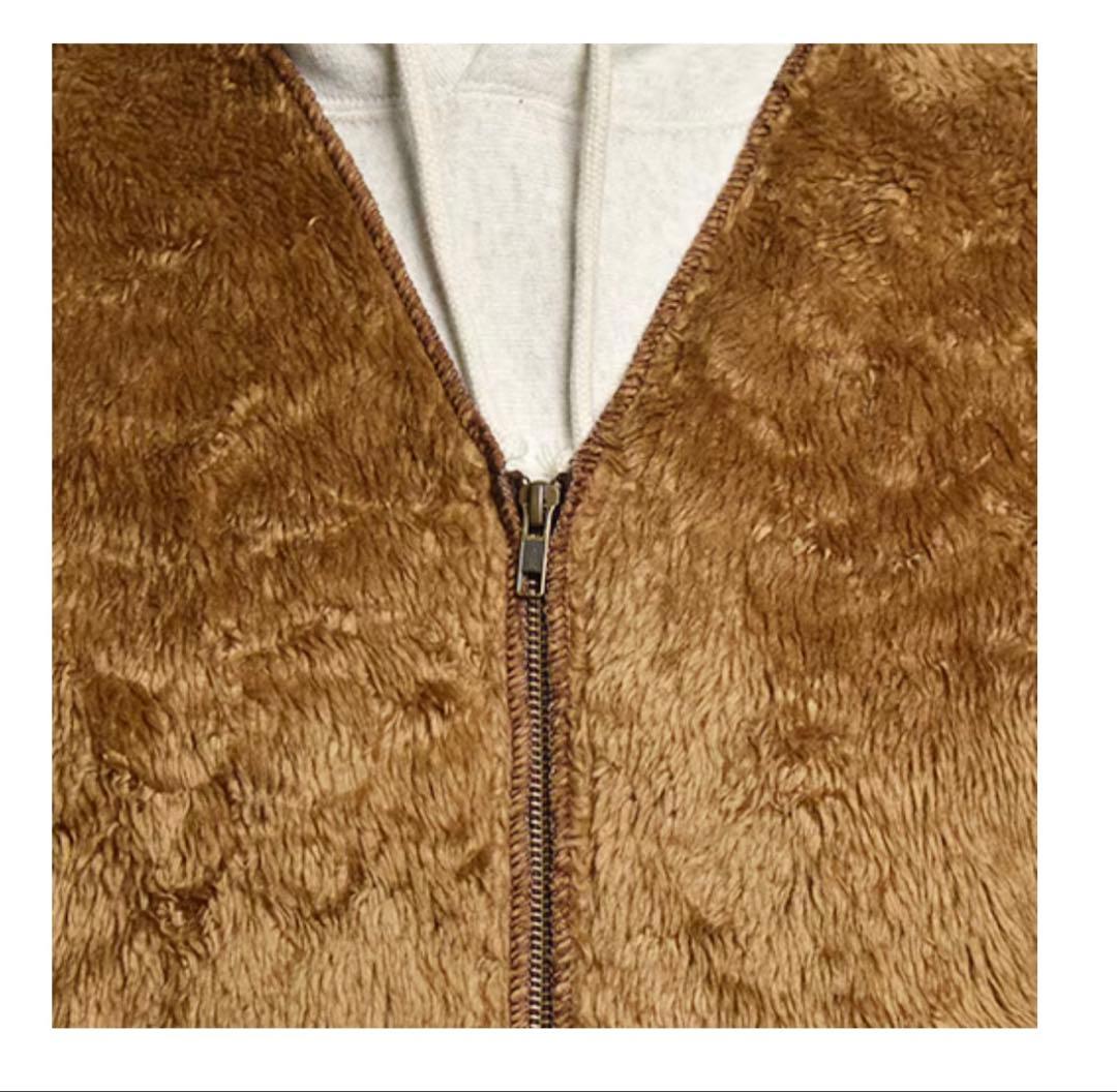 US オリジナル　Barbour フリースジップアップベスト ブラウン