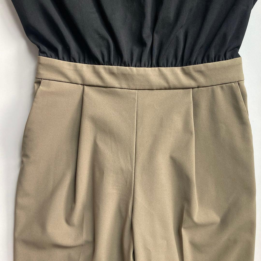 新品 DANSKIN ストレッチ オールインワン L フィットネス 黒 ベージュ