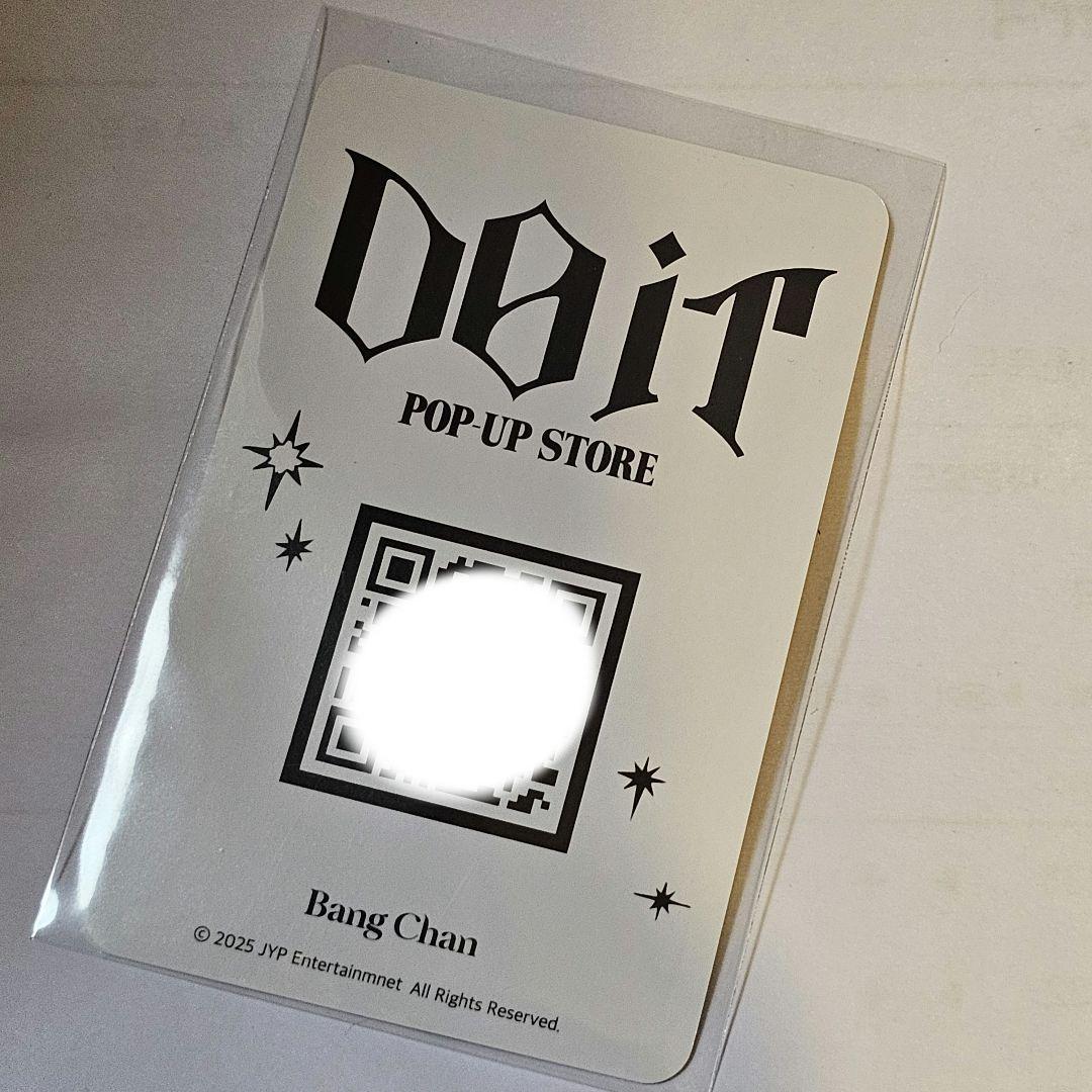 straykids スキズ popup バンチャン QR リアル タッチ トレカ