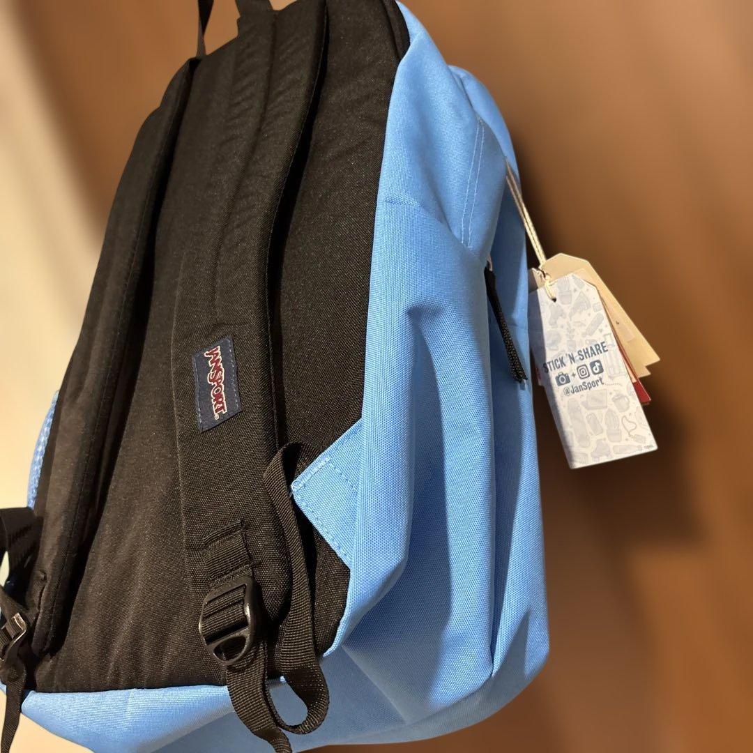 【新品タグ付き】JANSPORT XL 青 リュック・バックパック　ライトブルー