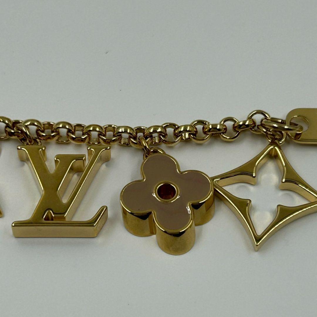 Louis Vuitton ゴールド バッグチャーム キーホルダー