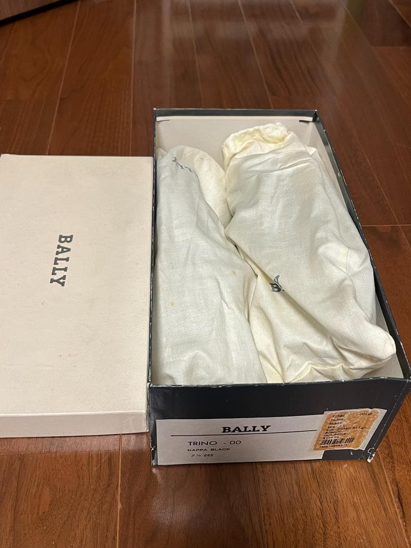 未使用バリー BALLY ストレートチップ　黒　7.5EEE