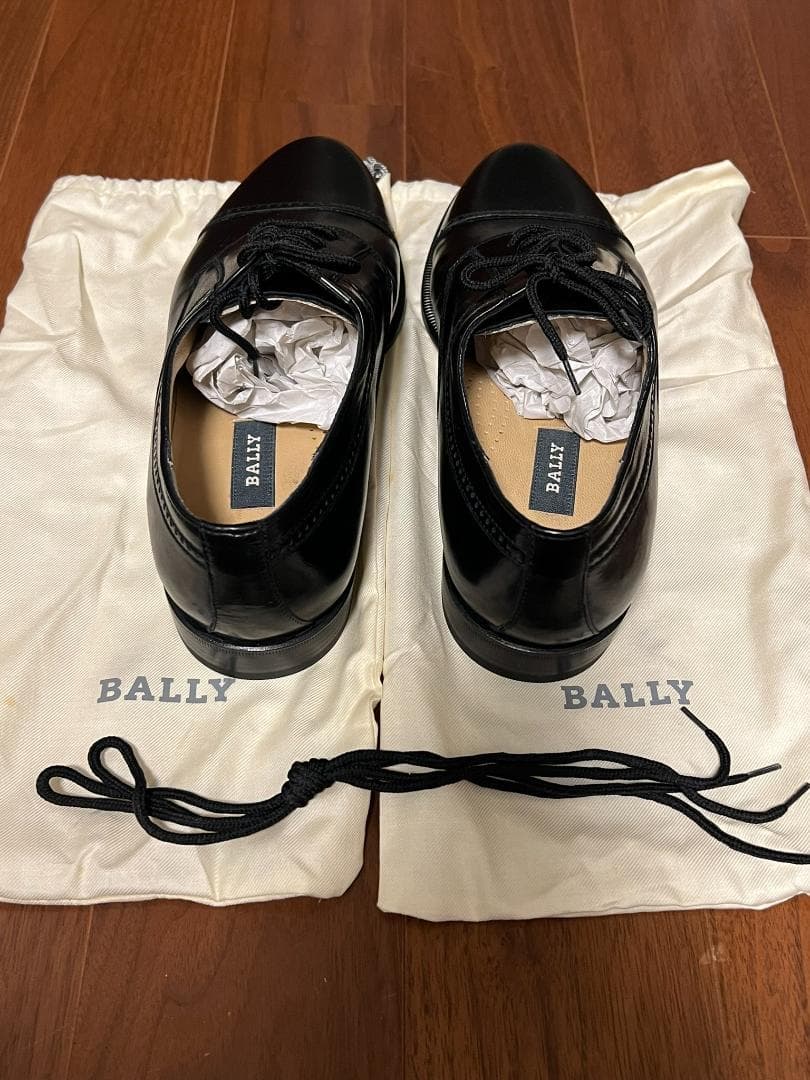 未使用バリー BALLY ストレートチップ　黒　7.5EEE