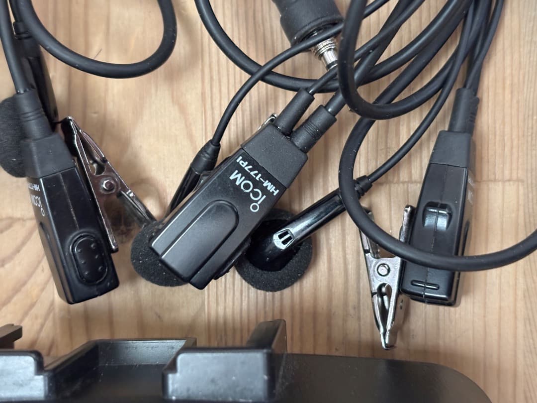 超お得★アルインコ DJ-P221 充電器／icomイヤホン★4台セット