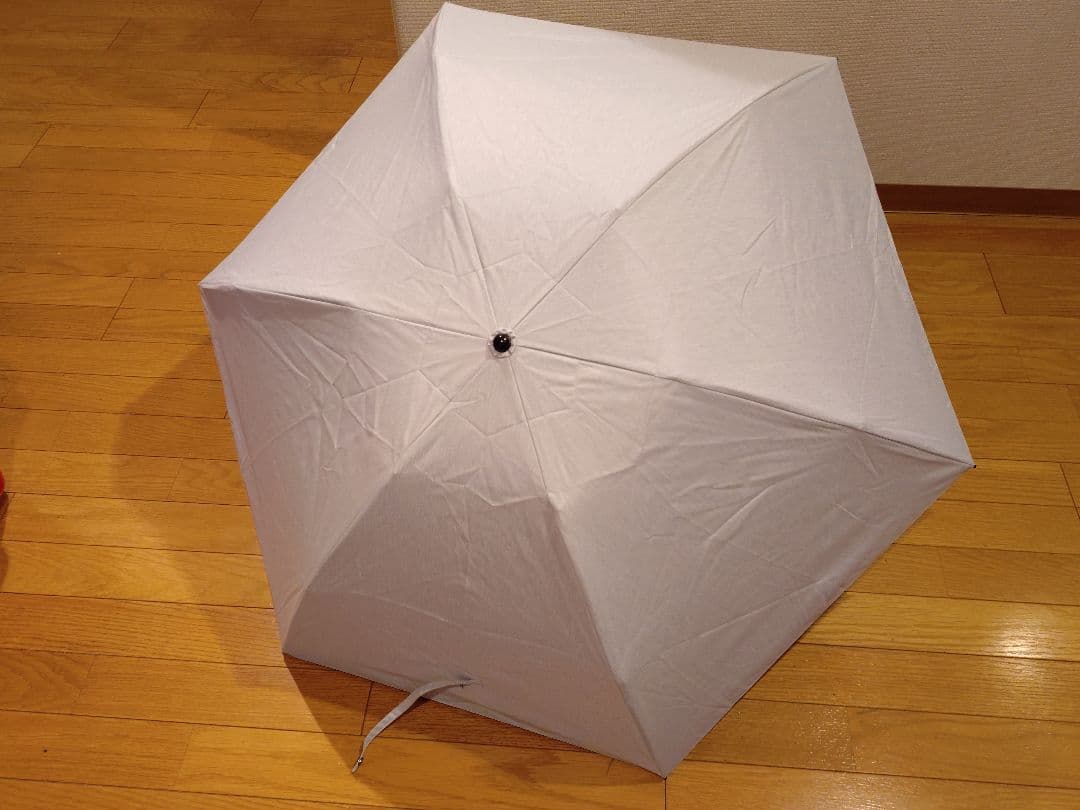 サンバリア100 3段折 日傘 折りたたみ傘 グレー