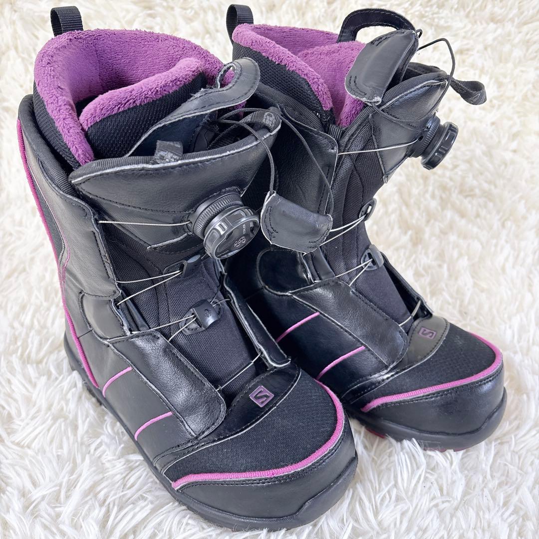 サロモン　スノーブーツ　スノボ　スノーボード　ブーツ　レディース　24.5 美品