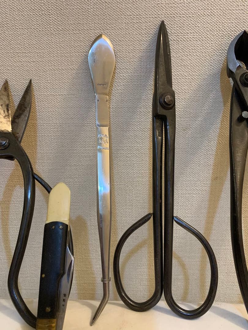 高級盆栽道具セット　6種類　ケース付き！　中古