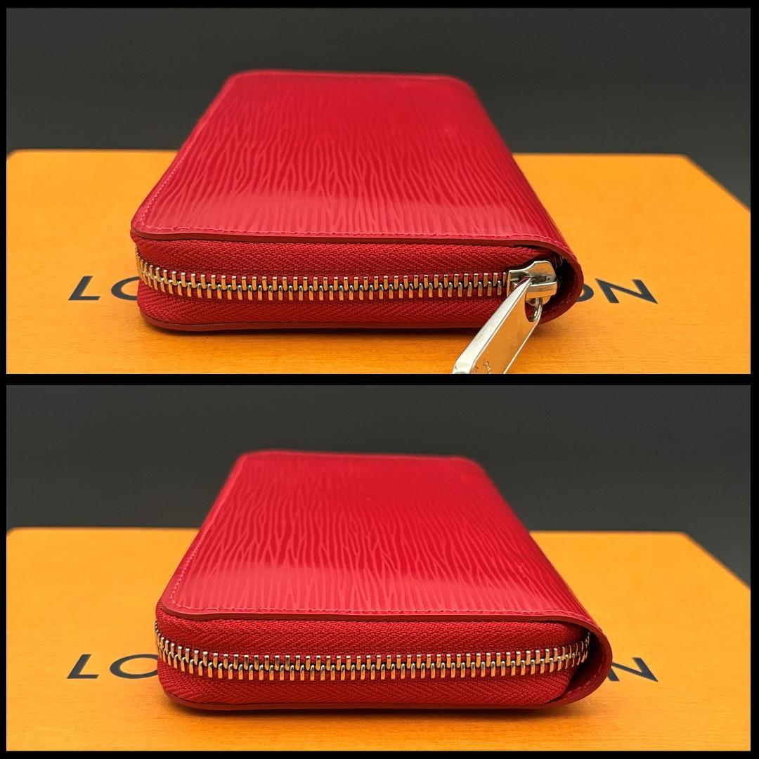 ルイヴィトン エピ 長財布 ジッピーウォレット メンズ 赤 レッド 財布