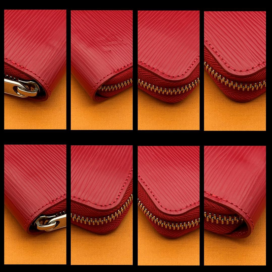 ルイヴィトン エピ 長財布 ジッピーウォレット メンズ 赤 レッド 財布