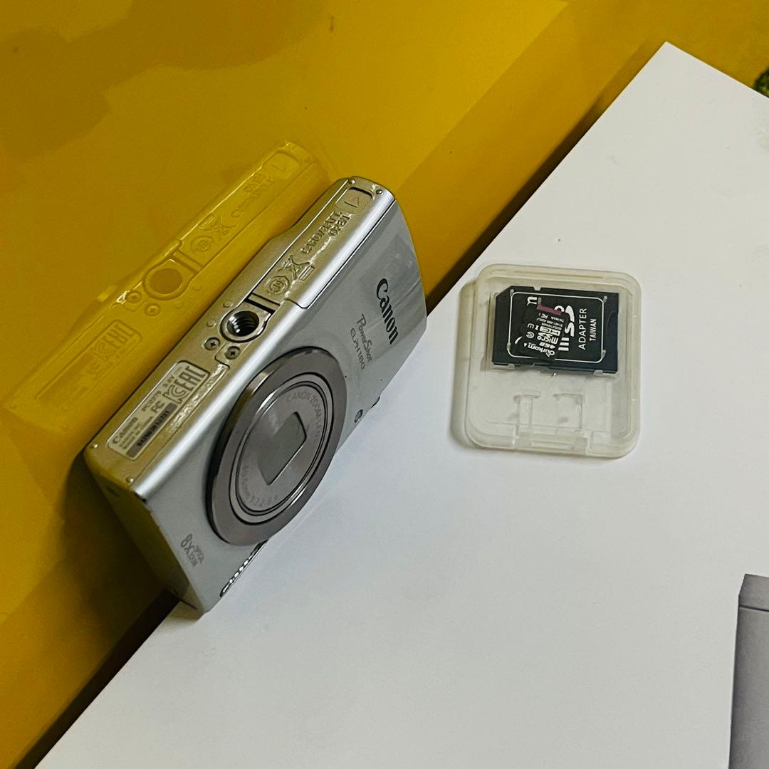 デジカメ　Canon PowerShot ELPH180 動作品SDカード付き