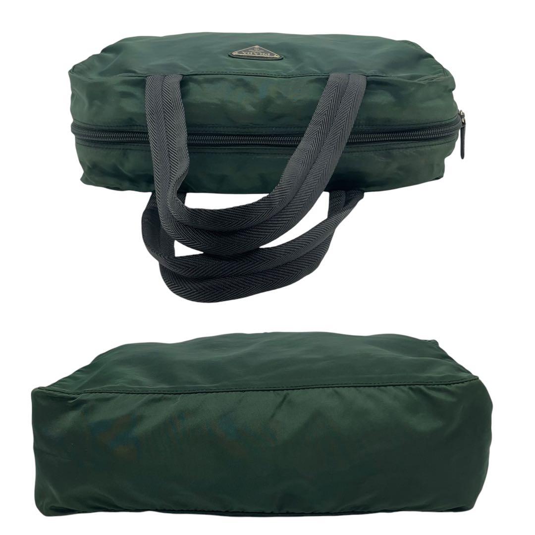 PRADA プラダ　ナイロン　三角　プレート　ロゴ　ハンドバッグ　ギャランティ有