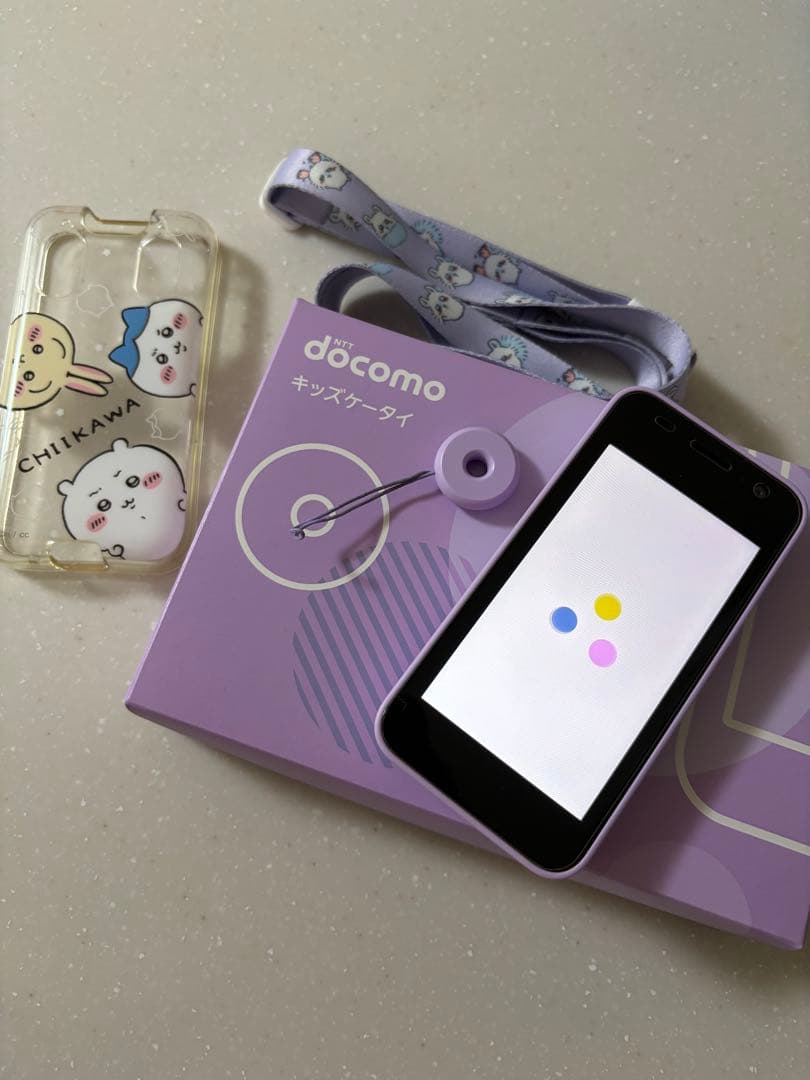 docomo キッズけいたい　KY-41c パープル 本体