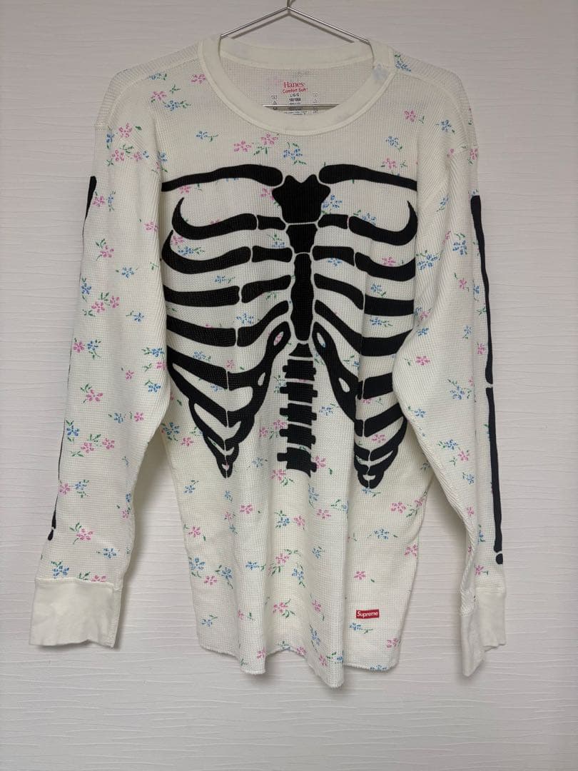 トップス Supreme Hanes Bones Thermal Crew Floral