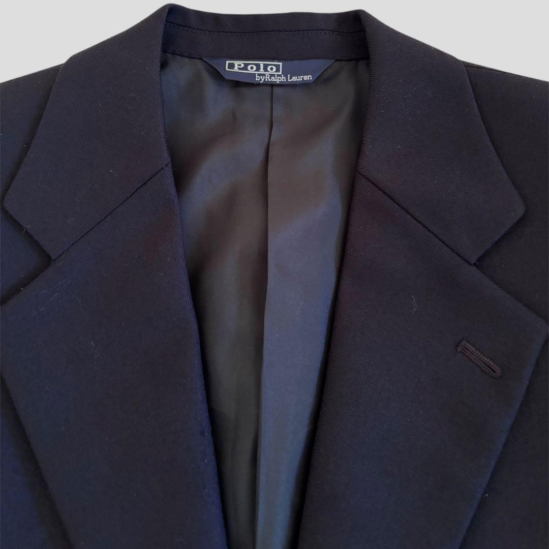 極美品✨ポロバイラルフローレン 紺ブレ 2B金ボタン