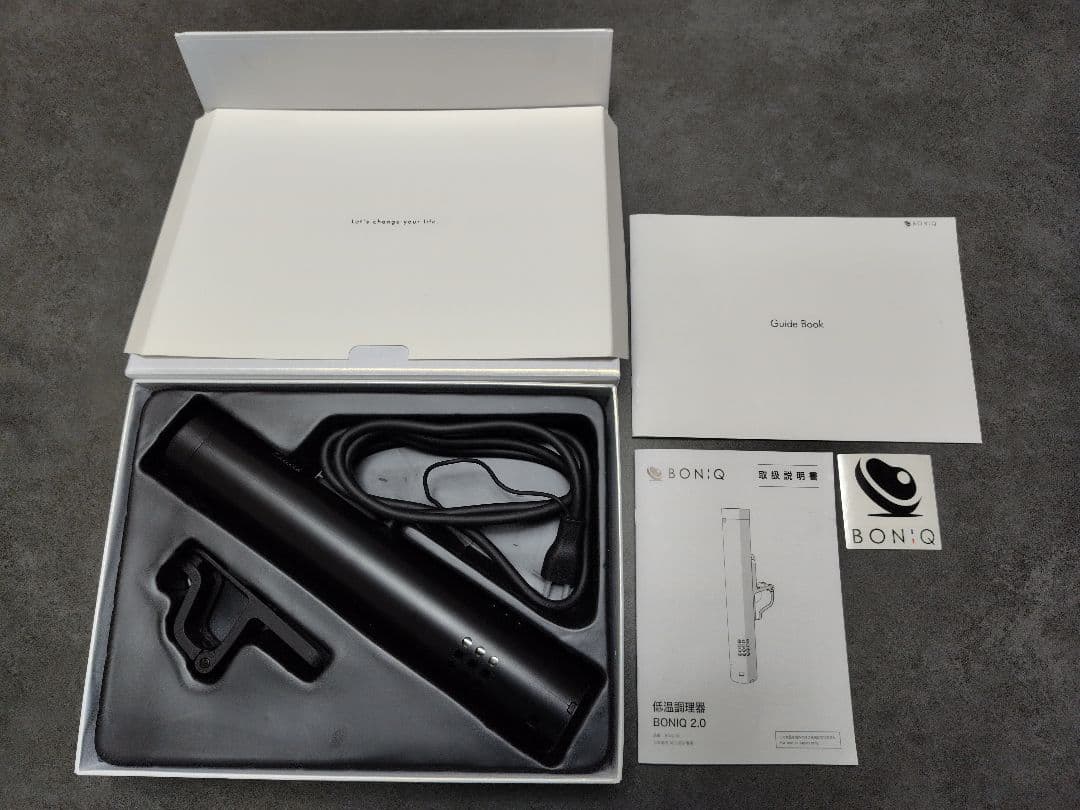 低温調理器　ボニーク　2.0　ブラック　BONIQ　BNQ-10