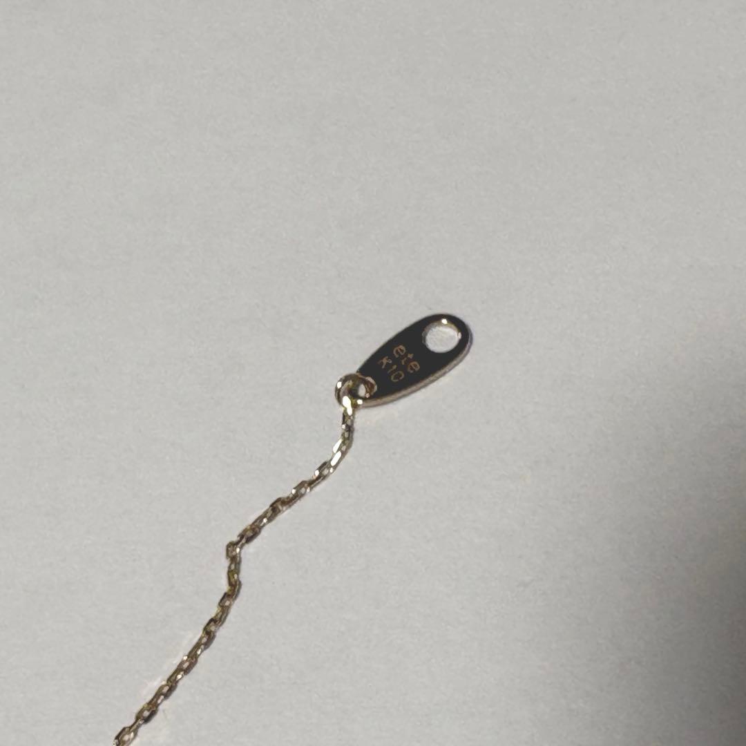 【美品】ete k10 淡水パールネックレス