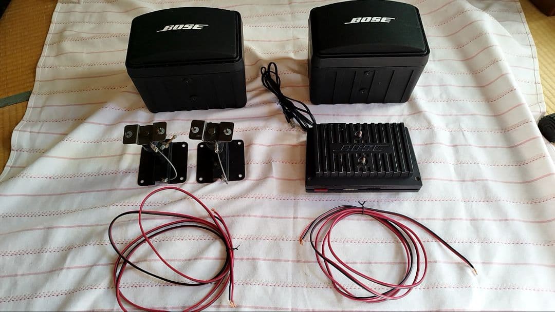 Bose ボーズ 111AD 、アンプ1705、 取付金具、スピーカーケーブル付