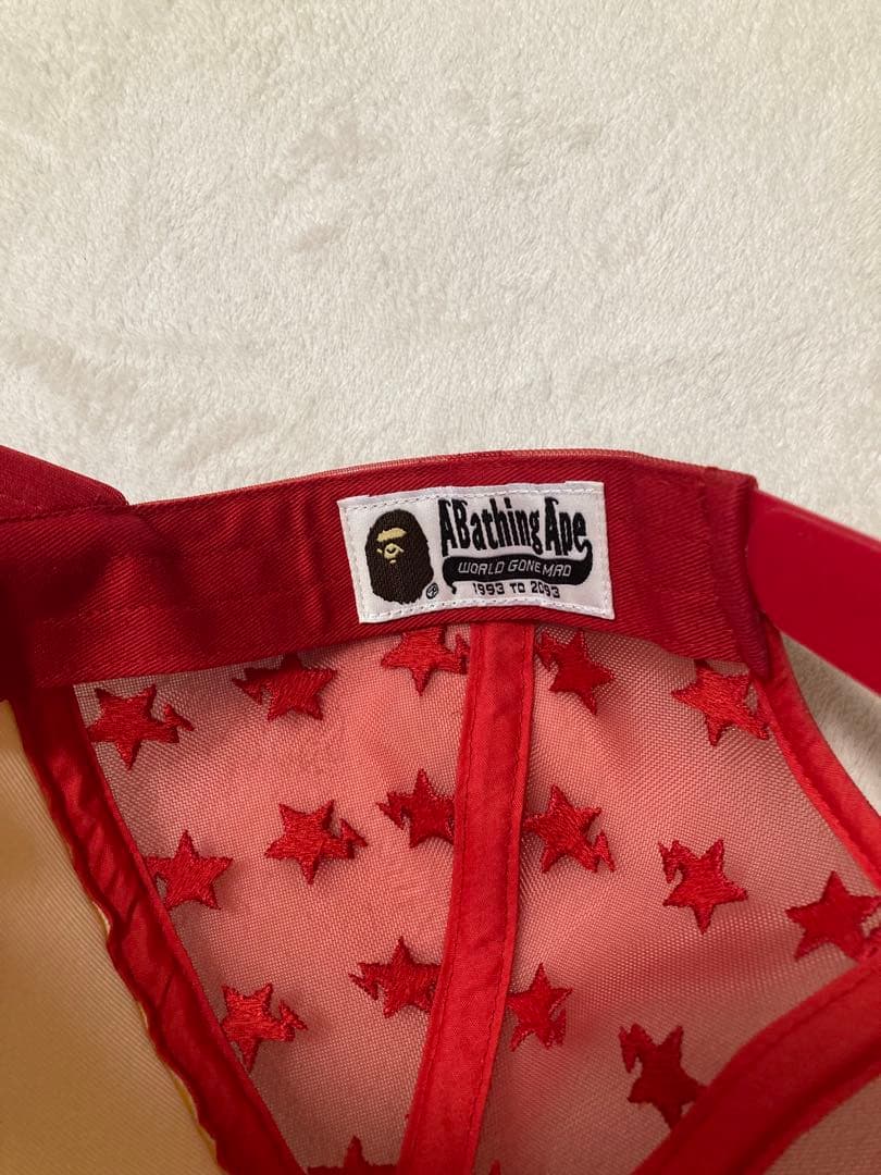 BAPE APE A BATHING BAPE ベイプ　星　キャップ　Y2K
