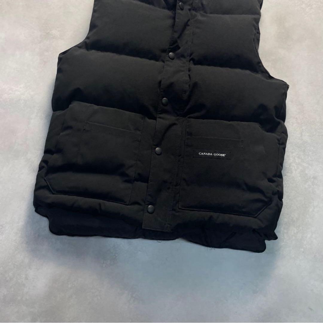  カナダグース フリースタイル ベスト黒製SP