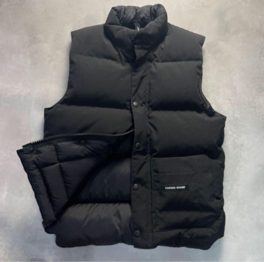  カナダグース フリースタイル ベスト黒製SP