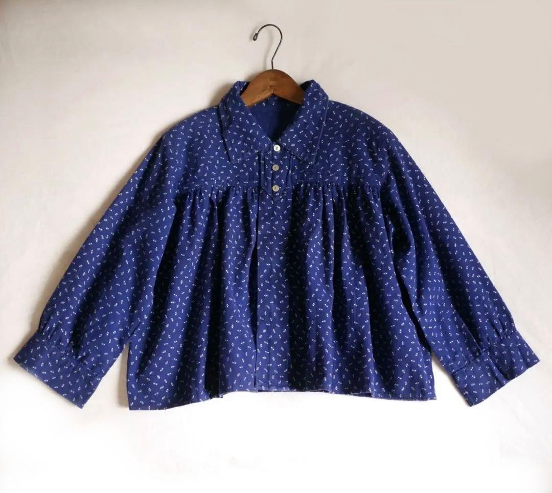 よつばさま専用 フランス アンティーク ブラウス ネルシャツ