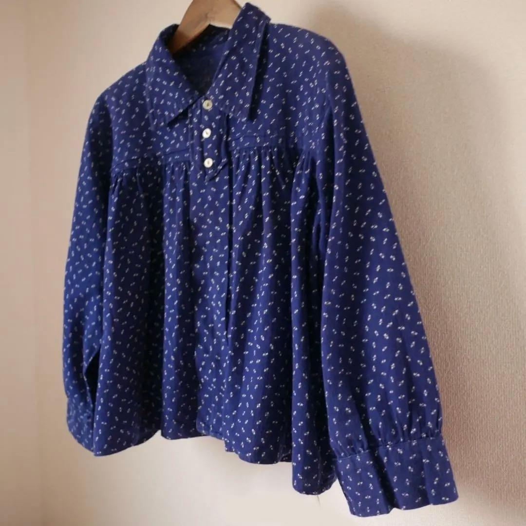 よつばさま専用 フランス アンティーク ブラウス ネルシャツ