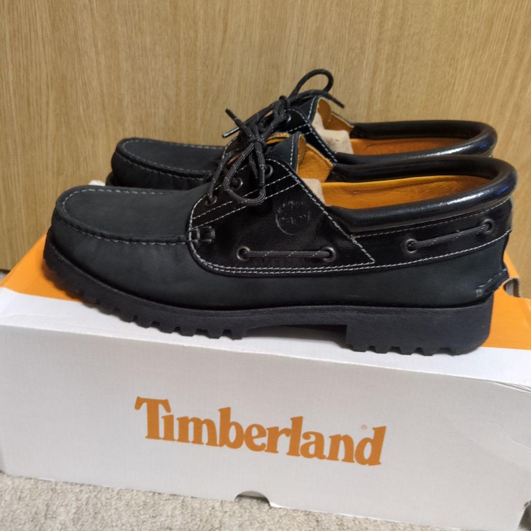 Timberland 3eye classic ブラック　パテント　27.5cm