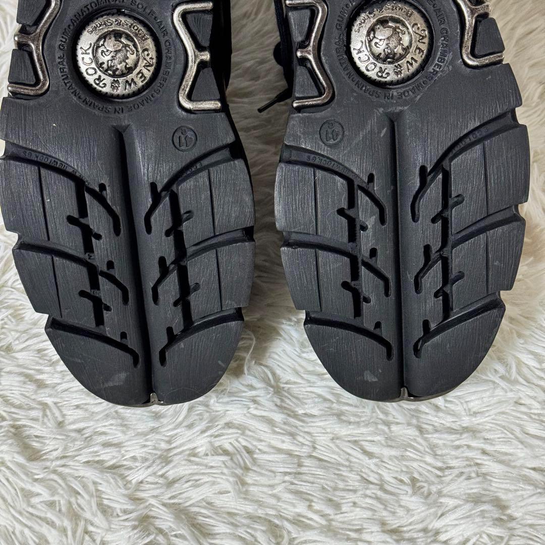 未使用品✨NEW ROCK ニューロック ファイアーパターン　エンジニアブーツ